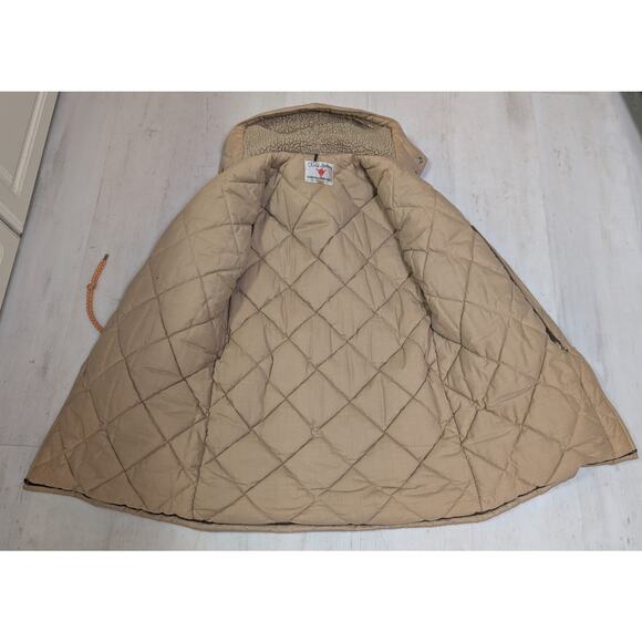 Vintage Mens Field & Stream Insulated Gordon Ferguson Chore Coat Hood Quilted 40 - Picture 6 of 16